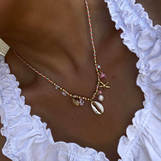 Collier Calvi - Rose