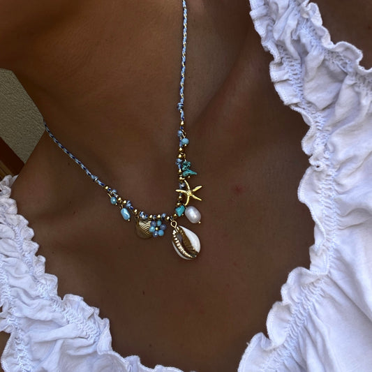 Collier Calvi - Bleu
